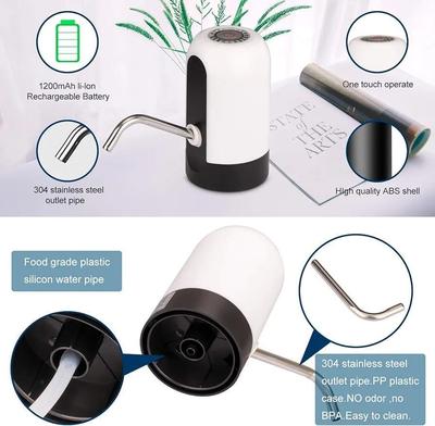 Electric Water Pump for 5 Gallon Bottle White
