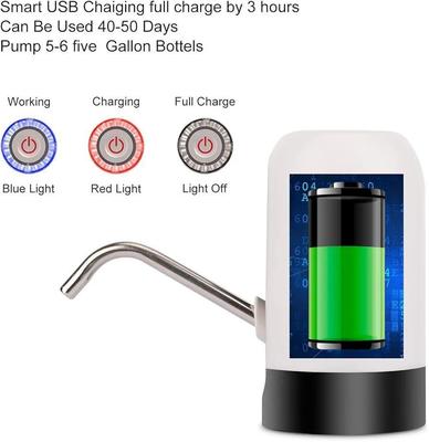 Electric Water Pump for 5 Gallon Bottle White
