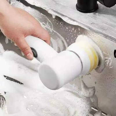 Electric Dust Cleaning Brush White Plastic 1Pc