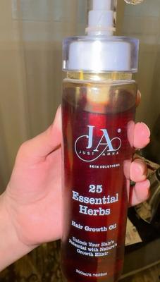 Just Amna Hair Oil for All Hair Types Anti-Dandruff & Fall Control