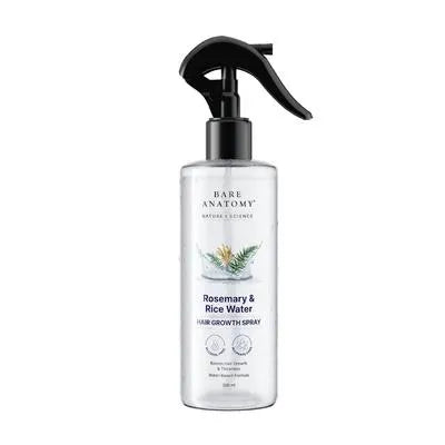 Rosemary Rice Water Hair Growth Spray for Thick Shiny Hair & Anti-Fall