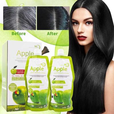 Apple Extract Black Hair Dye 500ml Sulfate Free