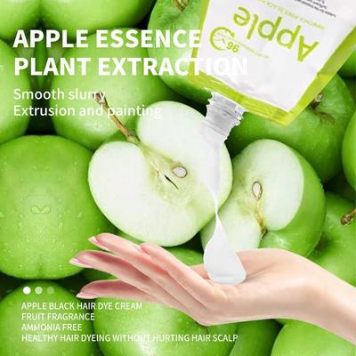 Apple Extract Black Hair Dye 500ml Sulfate Free