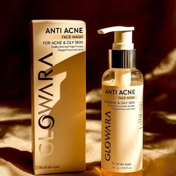 Glowara Anti Acne Face Wash 100ml for Oily Skin