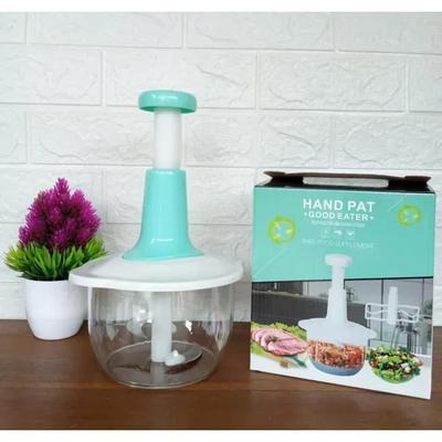 Kitchen Push Chopper Multicolor ABS Plastic Vegetable Cutter