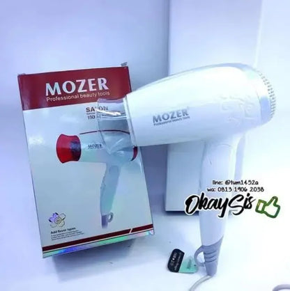 Mozer Professional Hair Dryer Red 1500W Corded