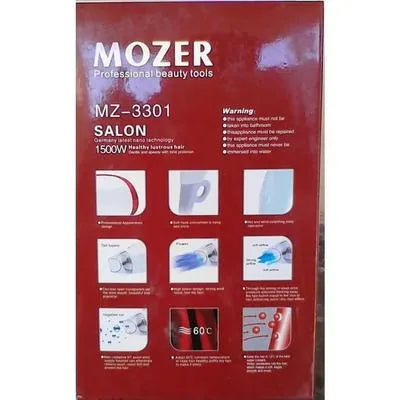 Mozer Professional Hair Dryer Red 1500W Corded