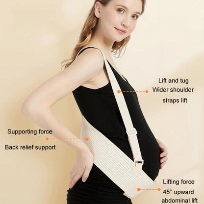 Women's Belly Support Belt Black ABS Durable
