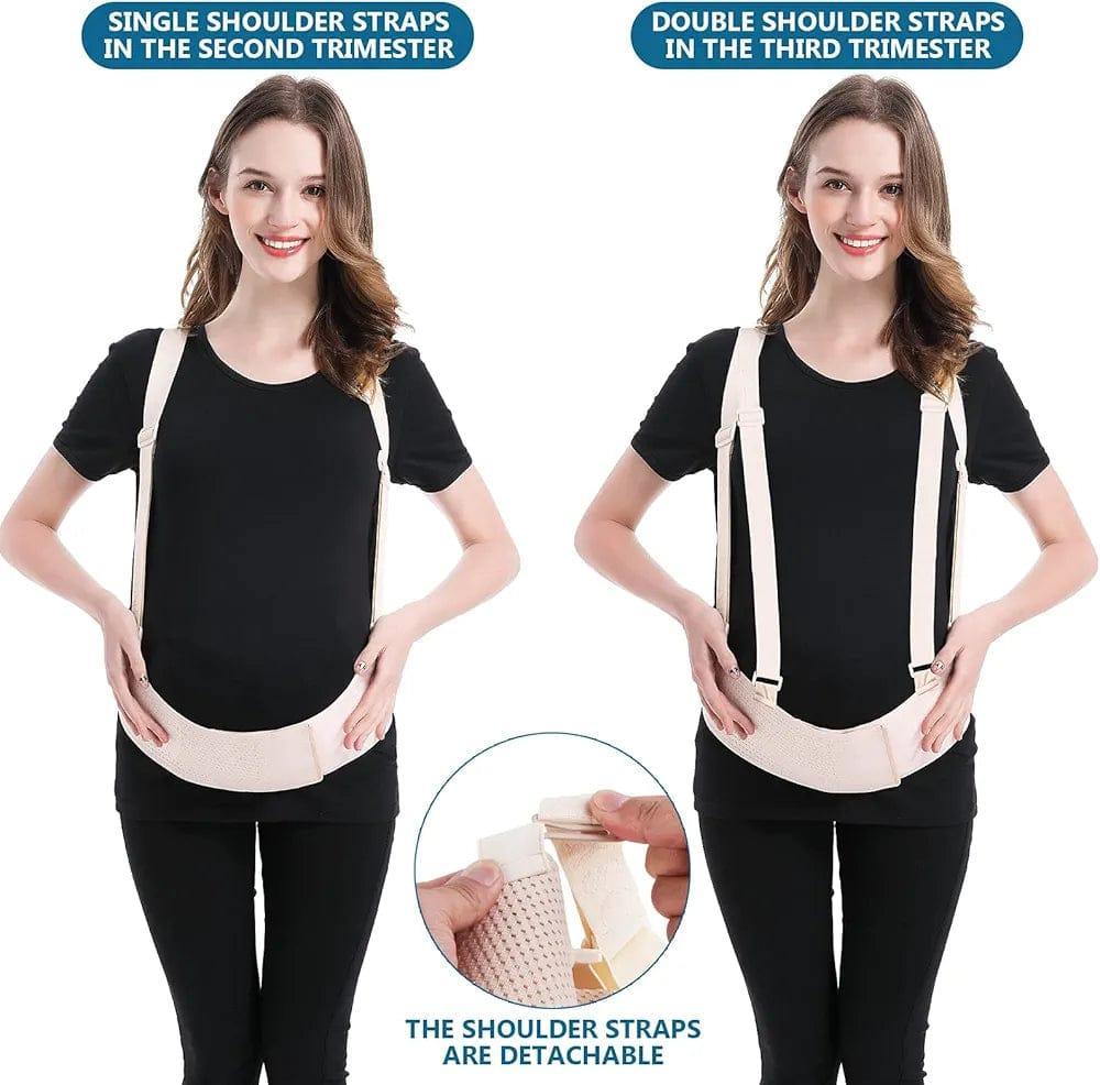 Women's Belly Support Belt Black ABS Durable