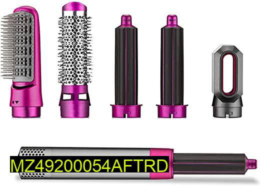 5-in-1 Hair Dryer Kit with Curl & Straight Brushes