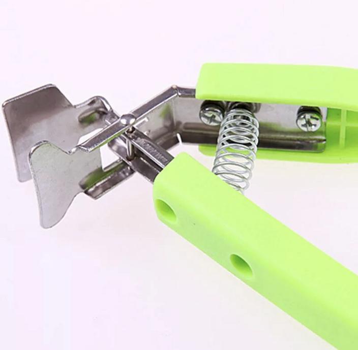 Stainless Steel Bowl Pot Gripper Clip Green