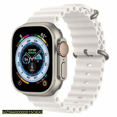 T800 Ultra Smart Watch Silver Fast Charging IP65 Waterproof