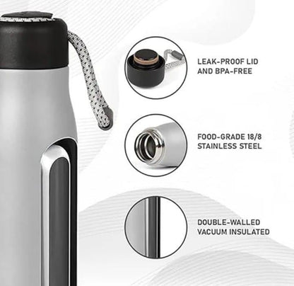 Stainless Steel Insulated Water Bottle 500ml Multicolor