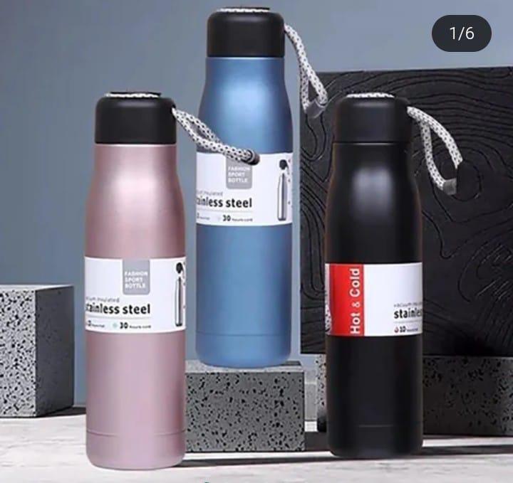 Stainless Steel Insulated Water Bottle 500ml Multicolor