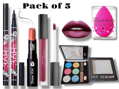 Wedding Makeup Pack of 5 Professional Cosmetics
