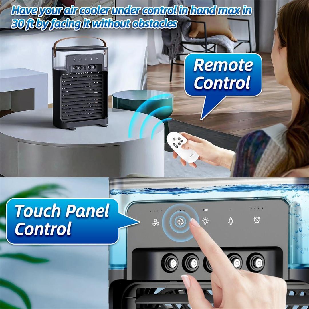 Portable Mini Air Conditioner for Home Office Travel