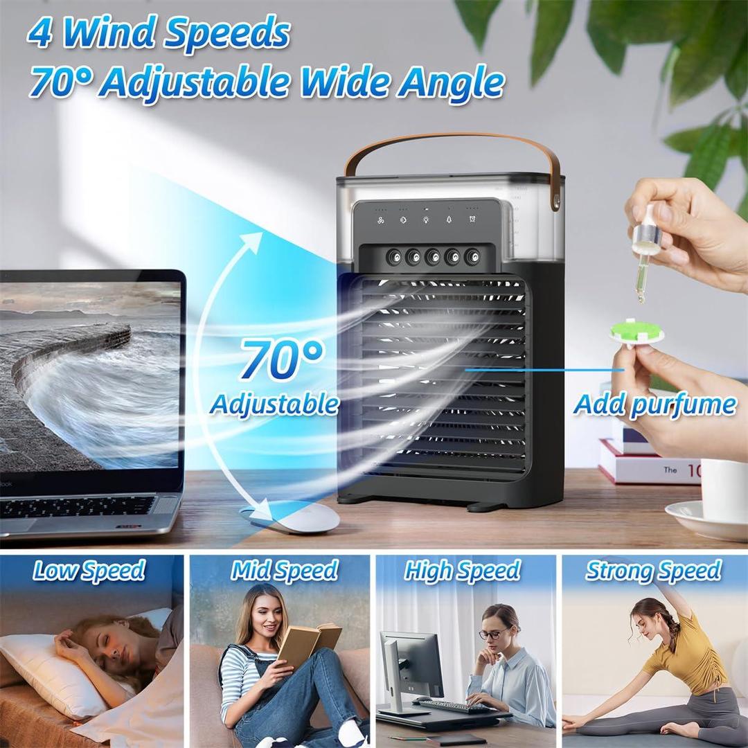 Portable Mini Air Conditioner for Home Office Travel