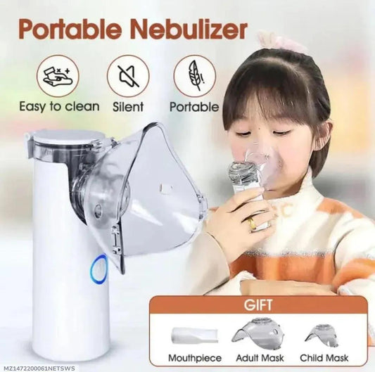 Portable Nebulizer for Kids & Adults Blue ABS