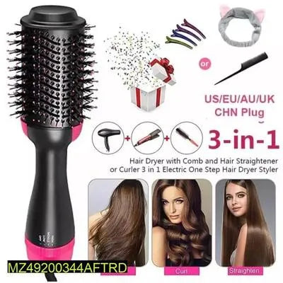 Fast Drying Hair Dryer Brush ABS Plastic Lightweight